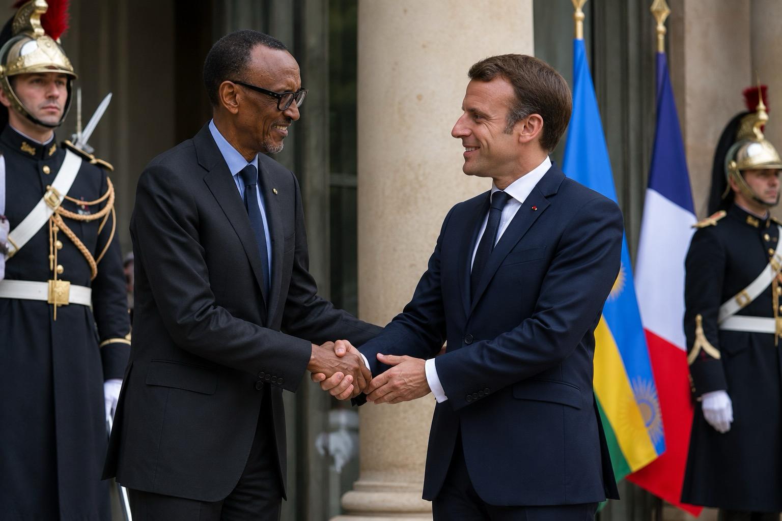 Kagame Received by President Macro