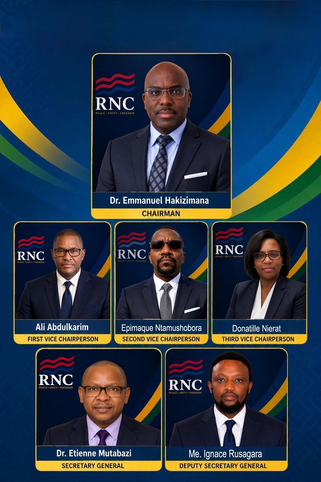 Bureau of the National Executive Committee (BNEC) – Rwanda National Congress leadership