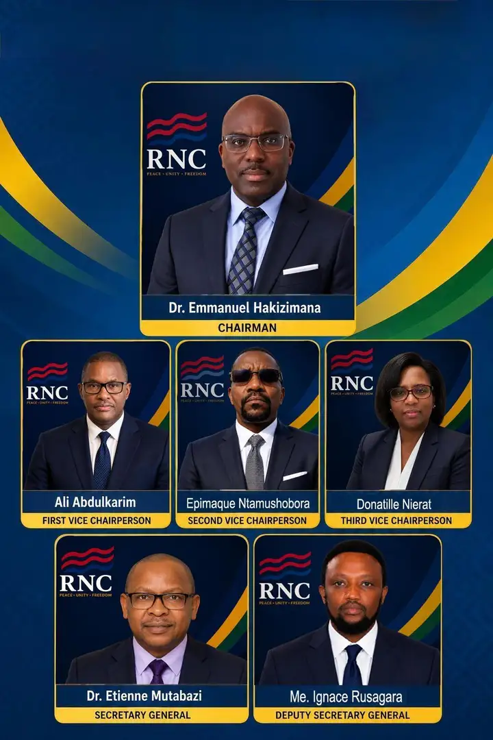 Bureau of the National Executive Committee (BNEC) – Rwanda National Congress leadership