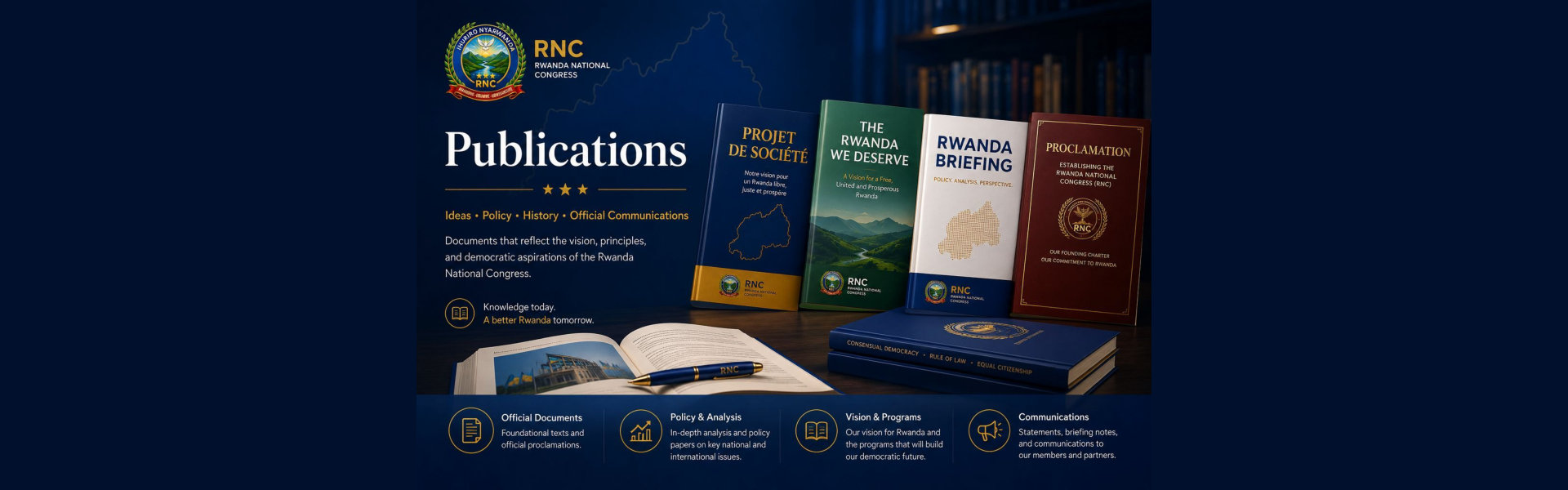group of books with publications text